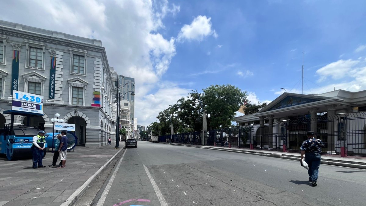 Avenida Malecón se encuentra cerrada.