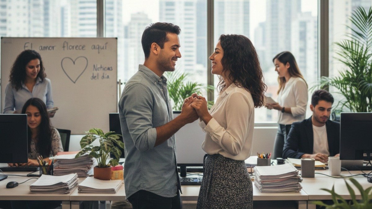 Referencial. Una pareja ecuatoriana encontró el amor en su lugar de trabajo, reflejo de cómo las relaciones laborales también marcan la vida cotidiana, según estudio de Multitrabajos.