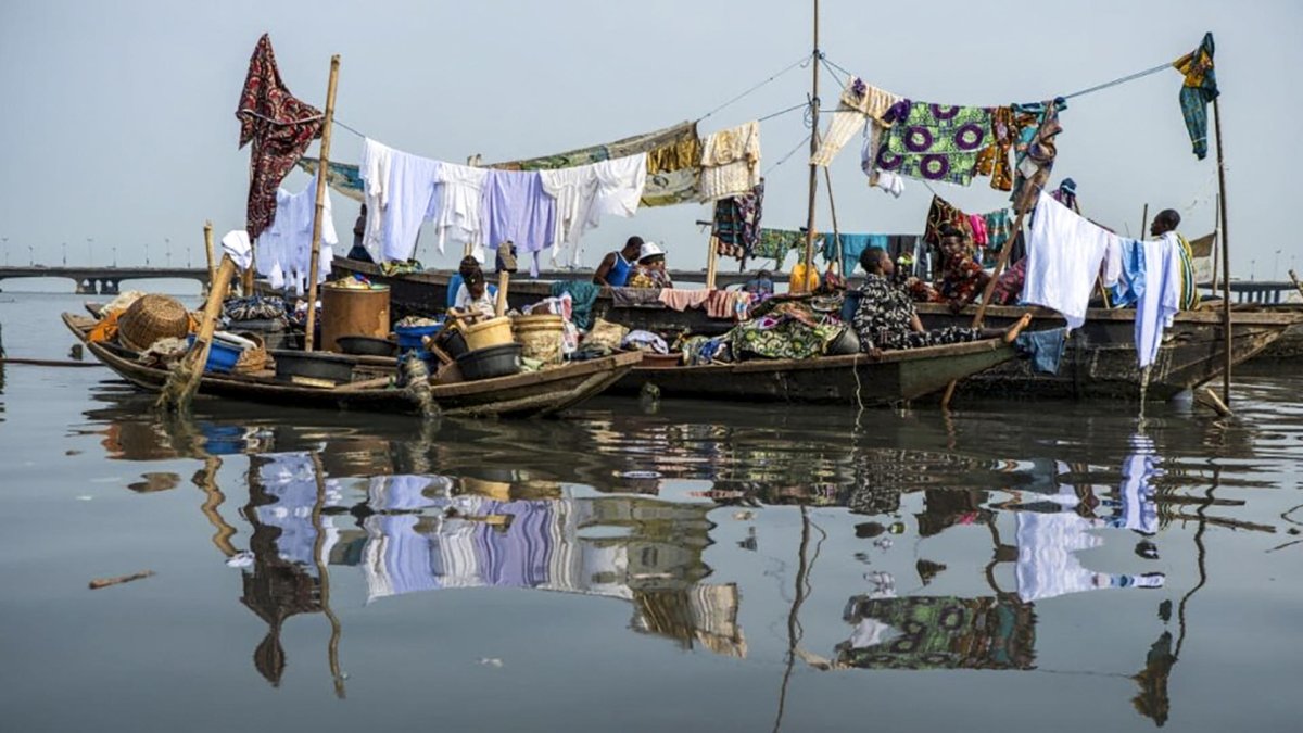 La barriada flotante de Makoko, llamada 