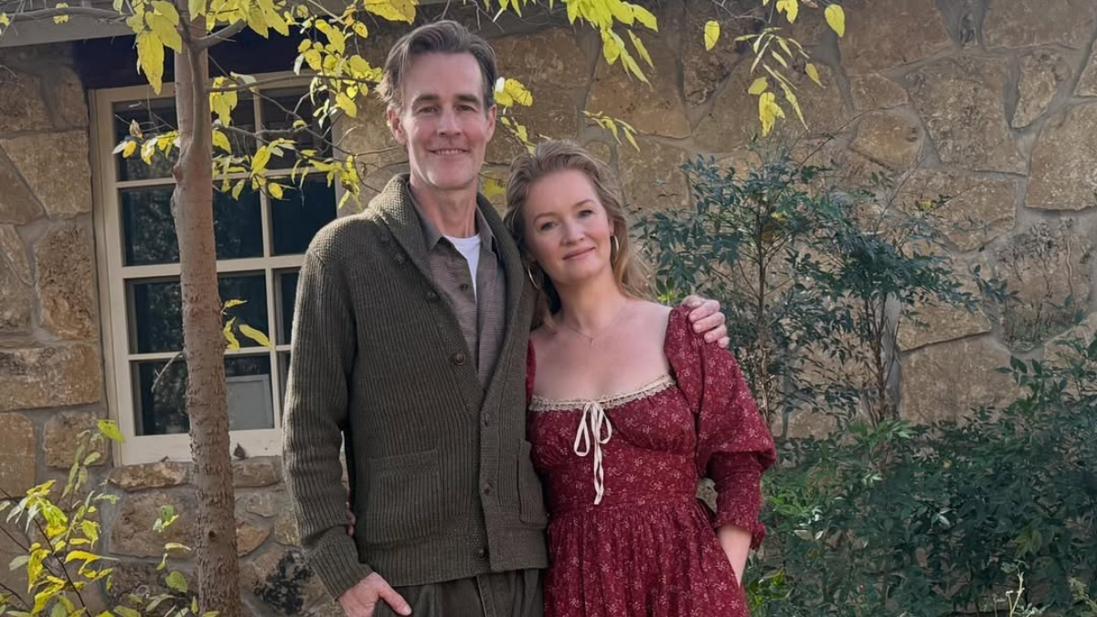 James Van Der Beek, fallecido el 11 de febrero 2026 a los 48 años, junto a su esposa Kimberly.