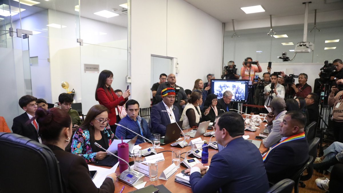 La Comisión de Fiscalización aprobó por unanimidad el informe que recomienda al Pleno de la Asamblea continuar con el juicio político contra el presidente del Consejo de la Judicatura, Mario Godoy.