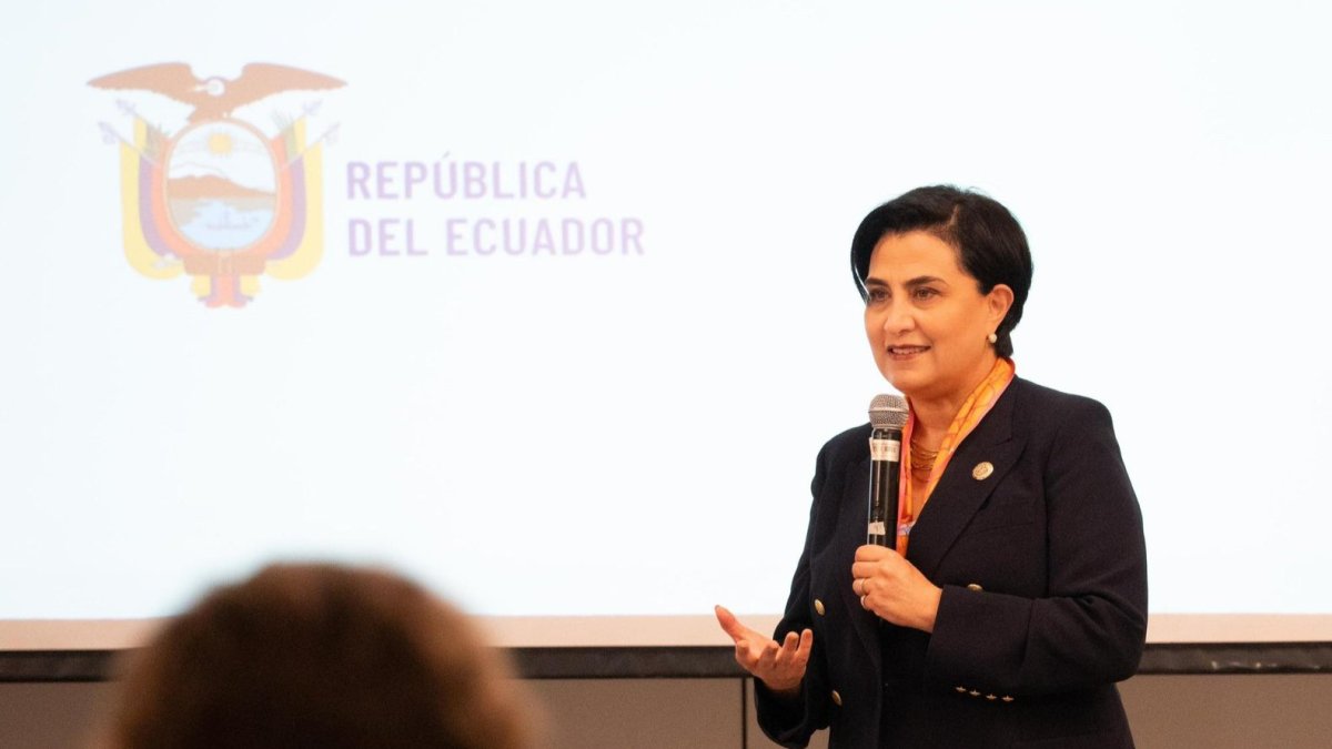 La canciller Gabriela Sommerfeld ha ocupado el cargo desde el primer periodo de Daniel Noboa.