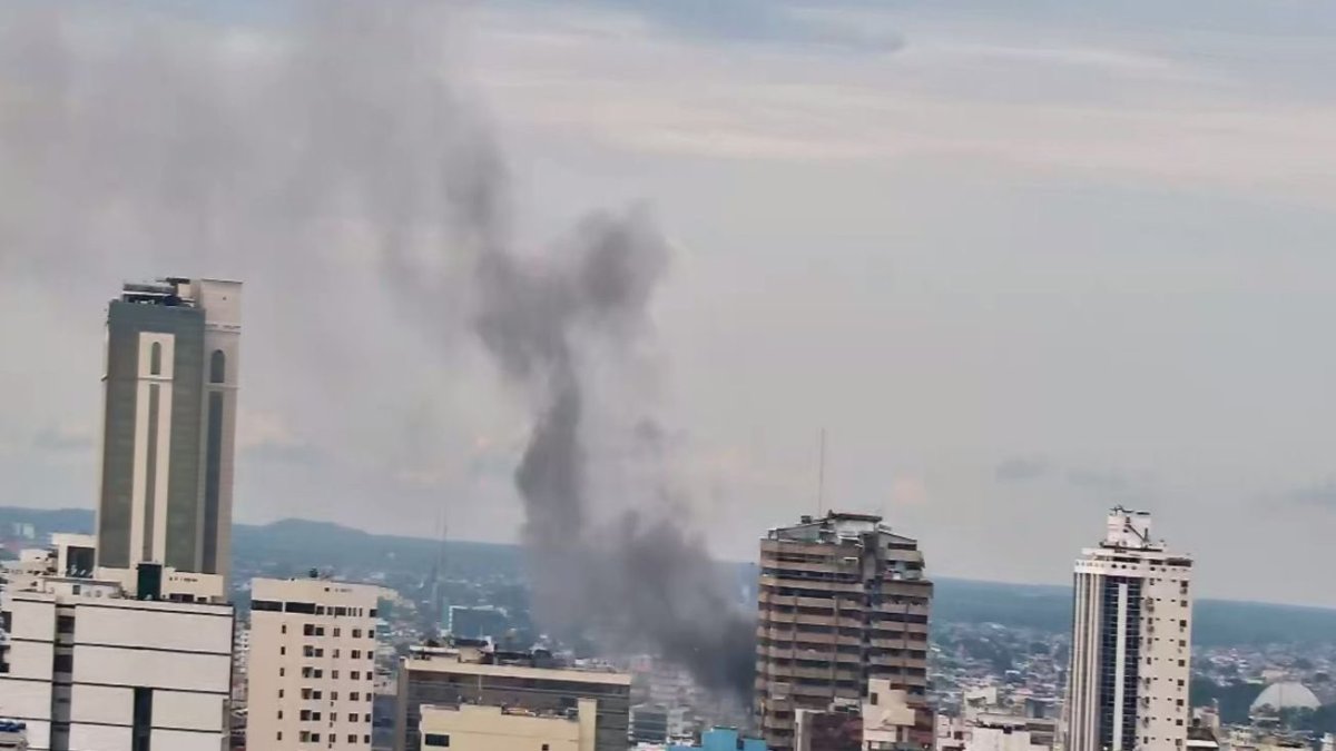 Guayaquil. El incendio se registró la mañana de este domingo 15.