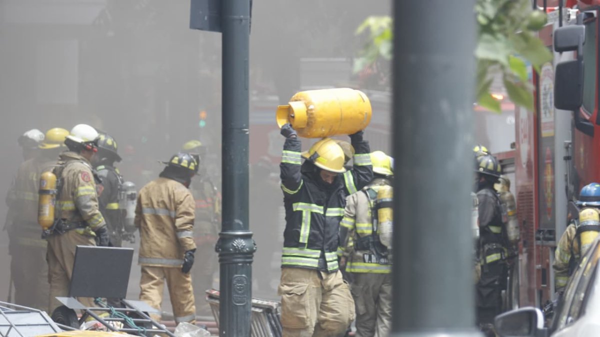 El incendio se reportó la mañana de este domingo 15 de febrero.