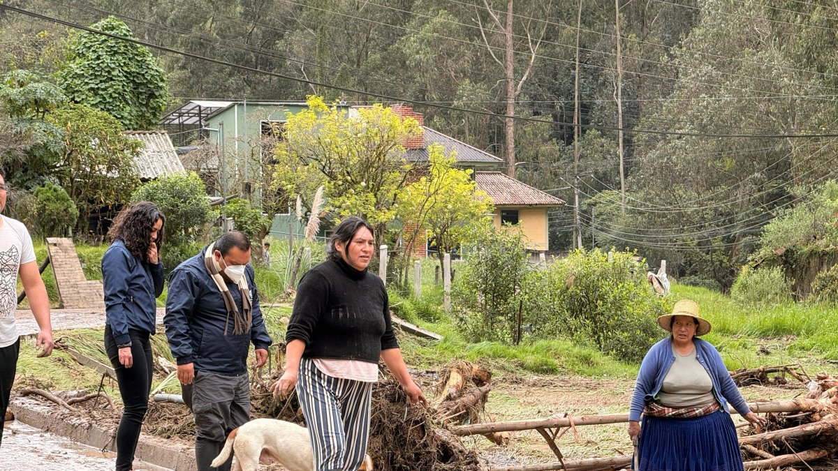El fuerte invierno que afecta al Ecuador deja graves estragos en la provincia de Azuay, principalmente en zonas rurales de su capital.
