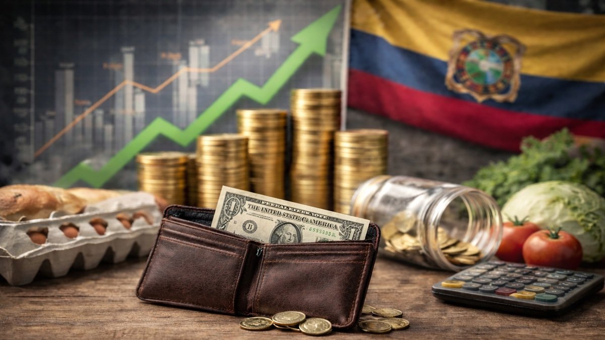Ecuador registra cifras macroeconómicas positivas, pero los ciudadanos no sienten mejoras en su situación financiera.