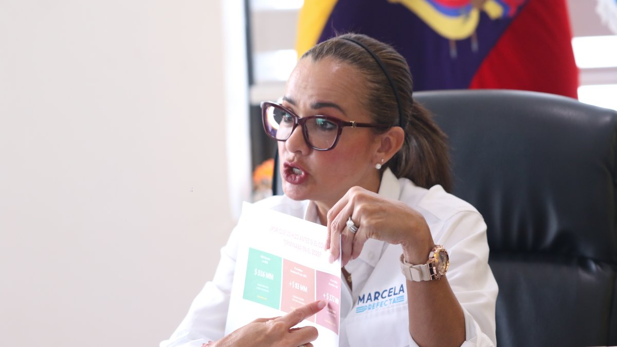 La prefecta del Guayas, Marcela Aguiñaga, defendió en una entrevista con EXPRESO la prórroga de 30 años a la concesión vial de Conorte S.A. y Concegua S.A.