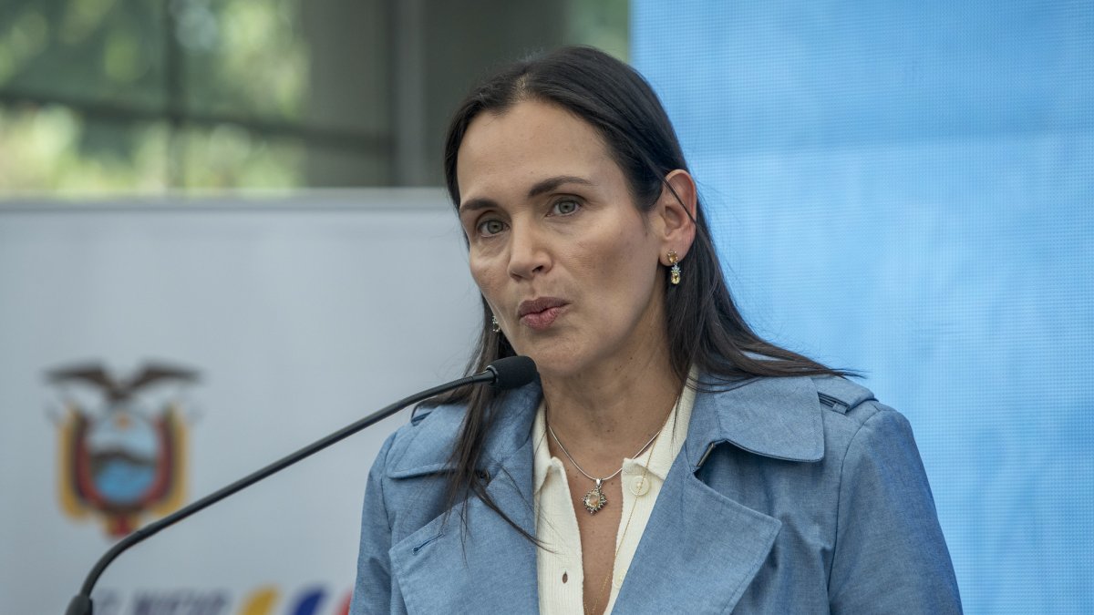 Inés Manzano, ministra de Energía y Ambiente fija fecha para el fin de los apagones en Santa Elena.