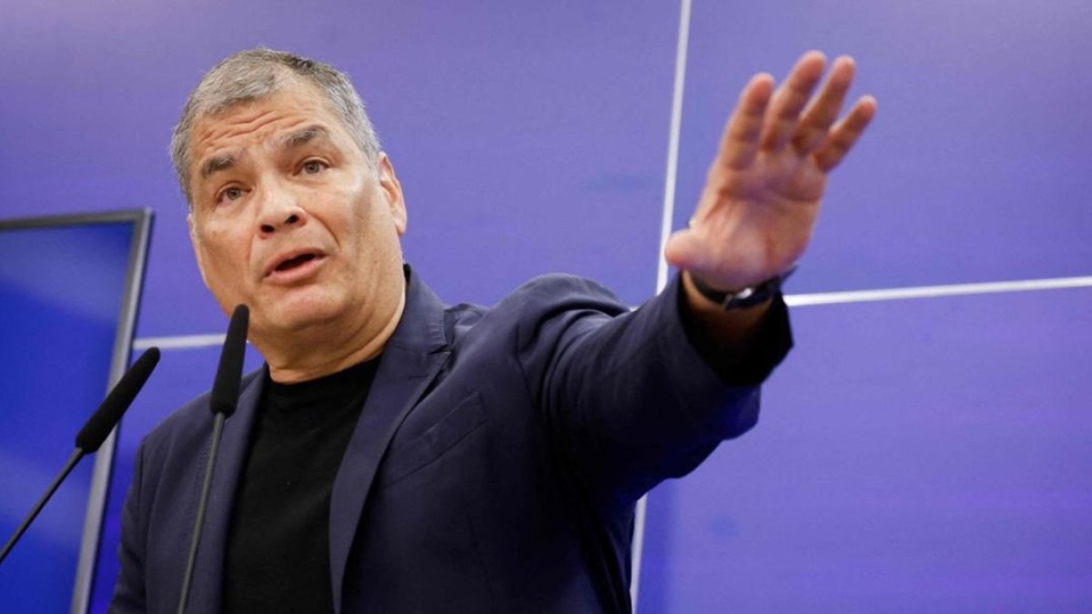 El expresidente de la República, Rafael Correa.