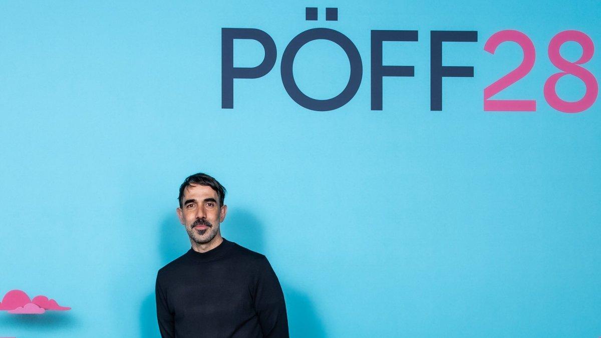 El director Javier Cutrona durante la presentación de su ópera prima, Alucina, en el Tallinn Black Nights Film Festival de 2024.