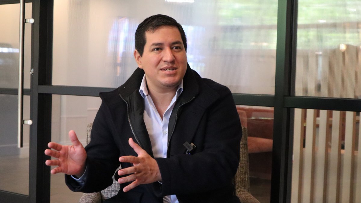 Andrés Arauz es dirigente del movimiento Revolución Ciudadana.