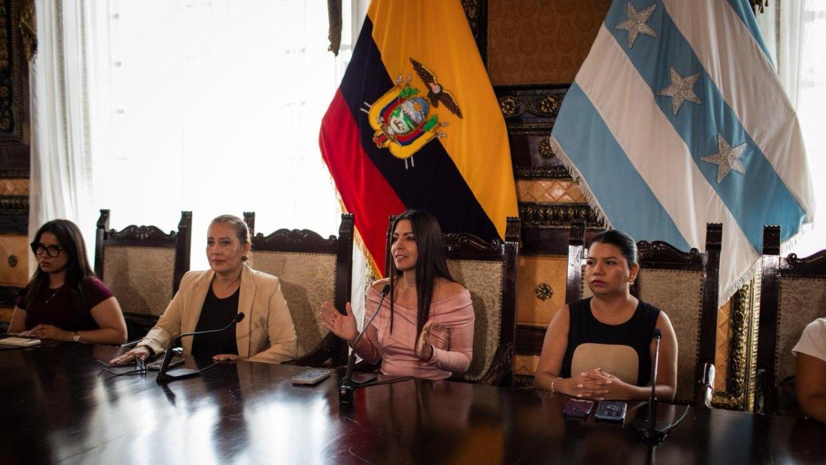 Tatiana Coronel, alcaldesa (s), lideró la sesión de este martes 24.