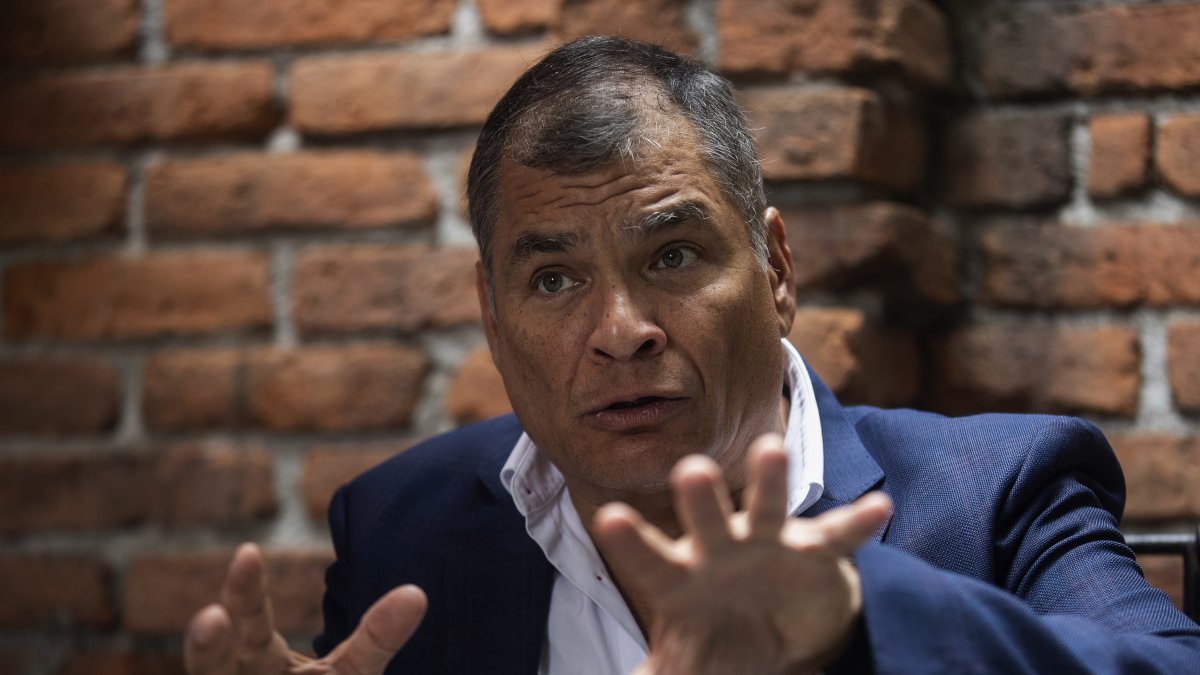 Rafael Correa se pronunció en su cuenta de X.