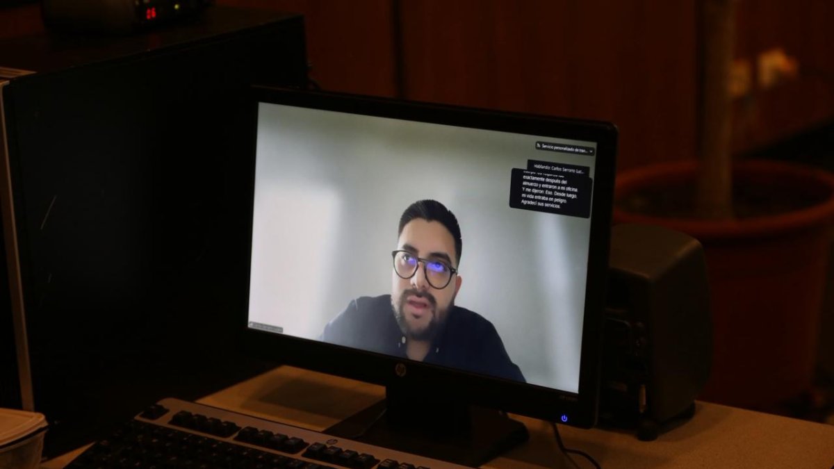 Declaración de  el exJuez Carlos Serrano vía telemática en caso Mario Godoy.