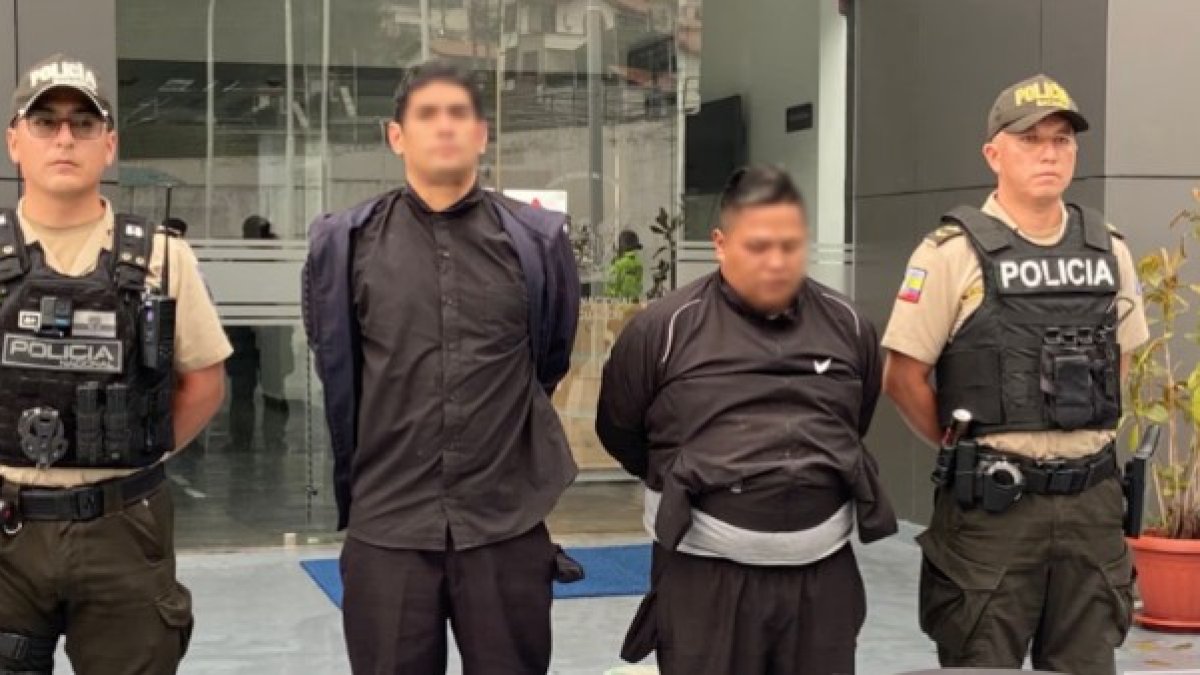 Operativo. Dos de los cuatro implicados en el robo fueron detenidos  en Quito.