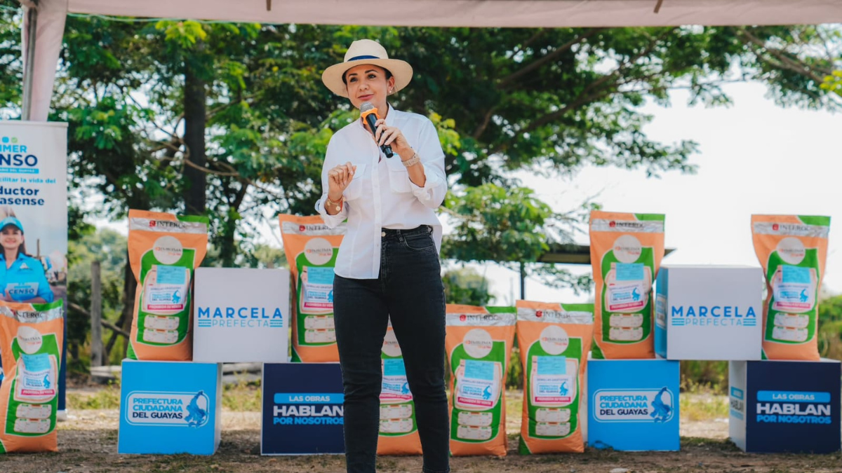 Marcela Aguiñaga, prefecta de Guayas.