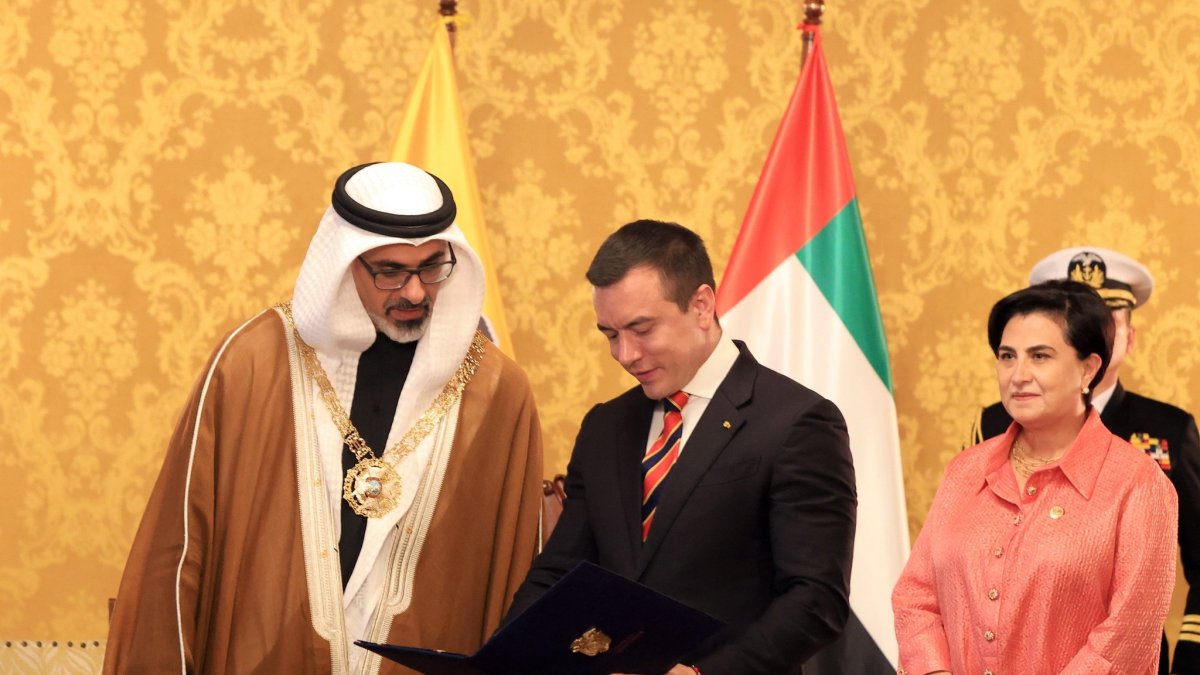 Visita a Ecuador del l Príncipe Heredero de Abu Dabi, Sheikh Khaled bin Mohamed bin Zayed Al Nahyan.