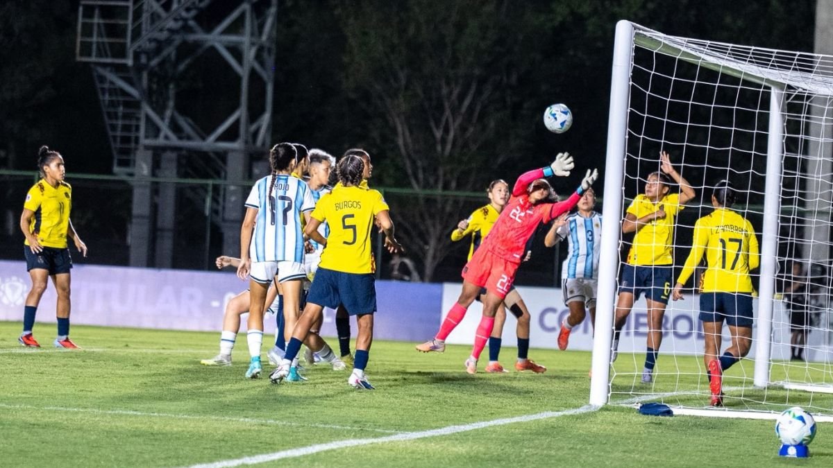 Ecuador le ganó 1-0 a Argentina en el Sudamericano Sub 20 de Paraguay.