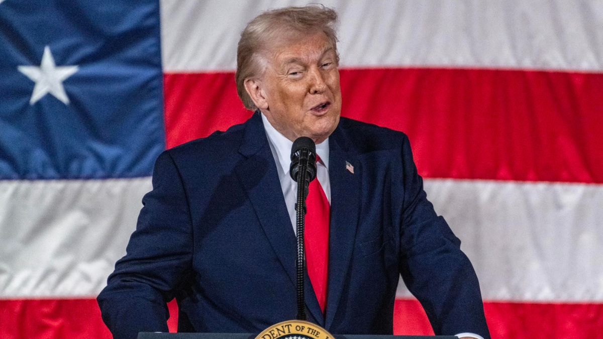 Donald Trump, presidente de Estados Unidos, en una intervención pública previa.