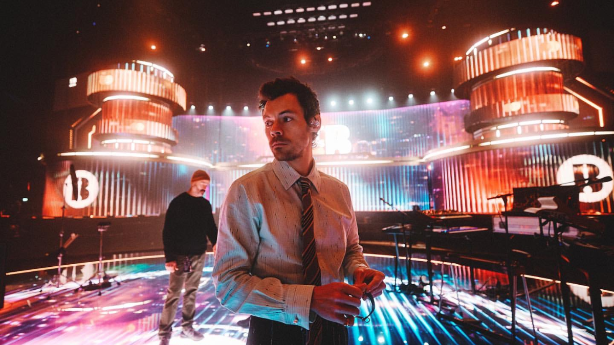 Styles durante la ceremonia de los BRITS Awards, el 28 de febrero.