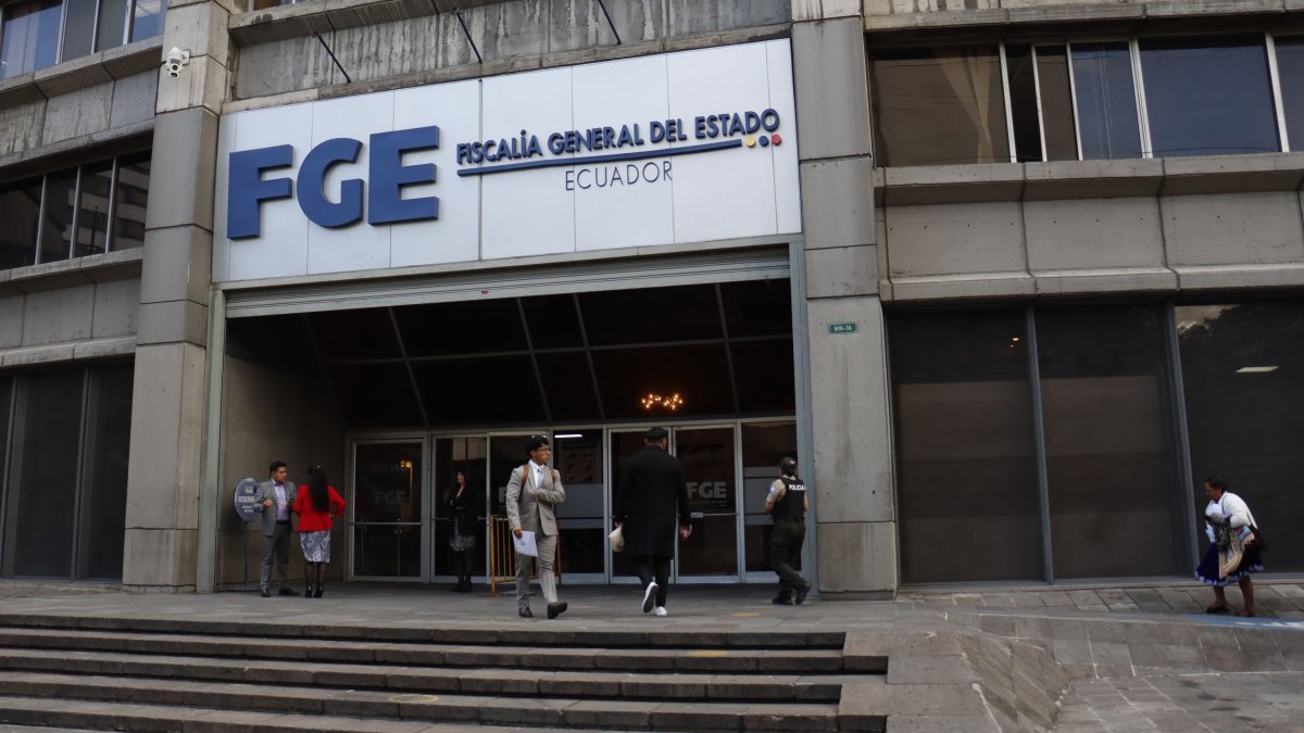 Esta es la sede de la Fiscalía General del Estado en Quito.