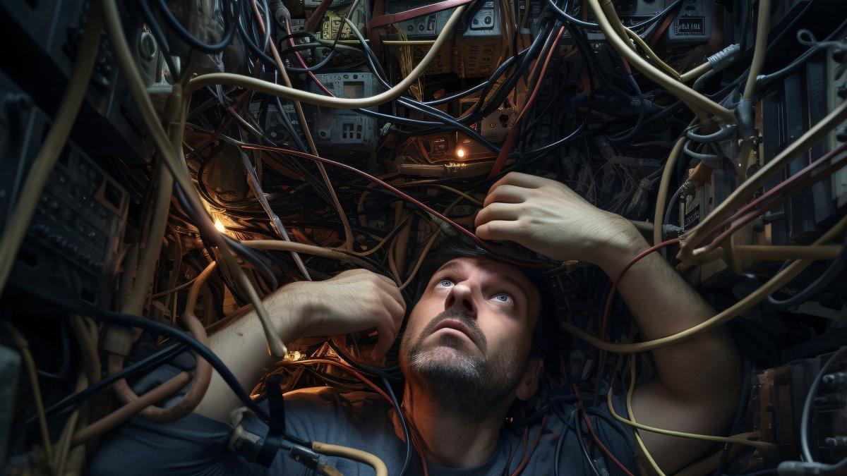 Referencia. Los detenidos habrían sustraído cerca de seis metros de cable, según el informe policial.