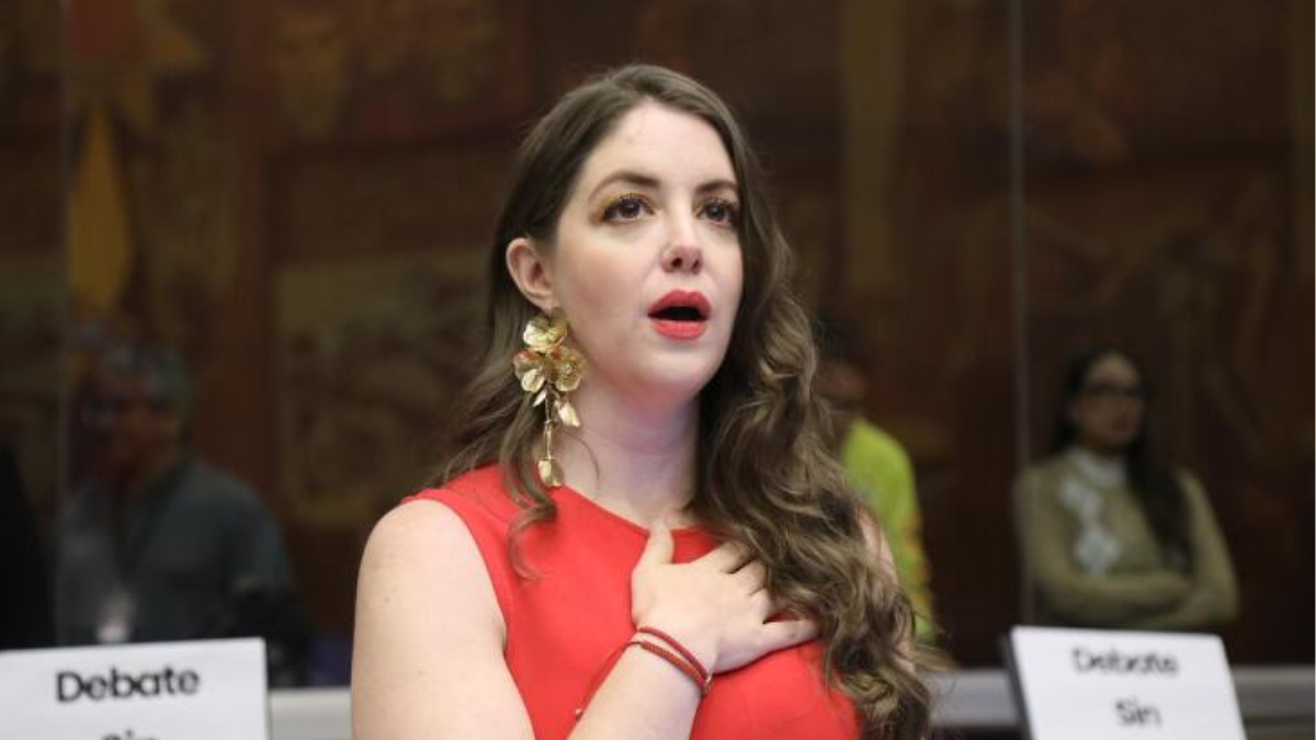 Palacios, formalizó una denuncia por violencia política de género contra la ministra de Desarrollo Humano, Zaida Rovira.