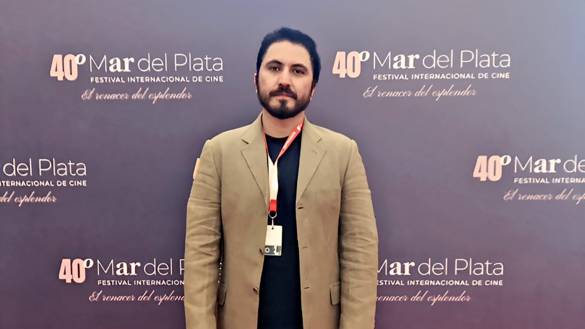 Iñaki durante la 40.ª edición del Festival de Mar del Plata, en Argentina, en 2025, donde presentó 'Zapatos hechos a mano', un thriller neo noir.