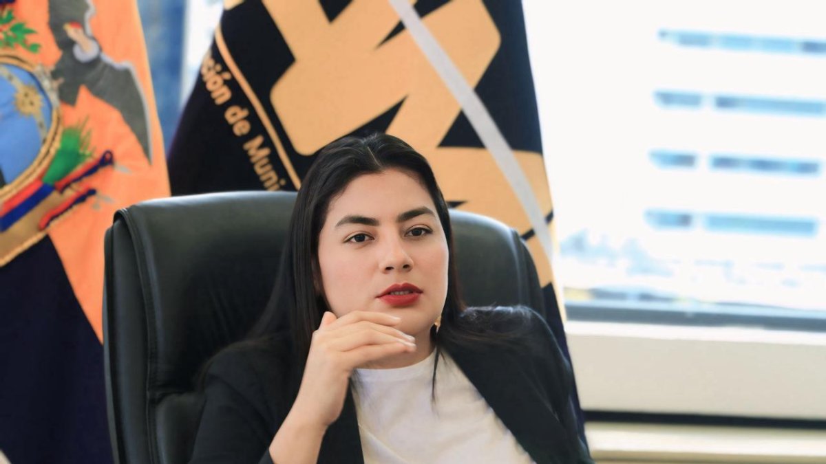 Yuri Colorado, presidenta de al AME y alcaldesa de Muisne, es ingeniera en Comercio Exterior y magíster en Administración de Empresas.