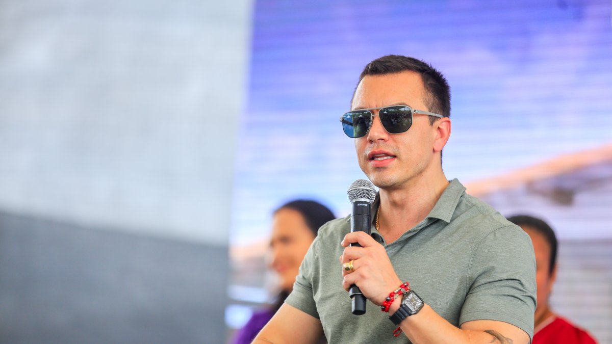 Daniel Noboa rechazó que se haya alterado el porcentaje establecido por la Constitución.