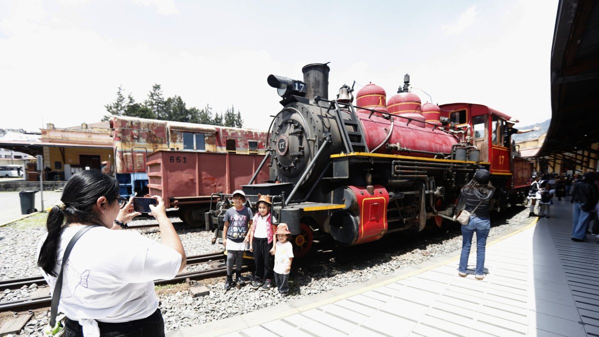 En la estación de trenes de Chimbacalle se realizan eventos puntuales, como ferias.