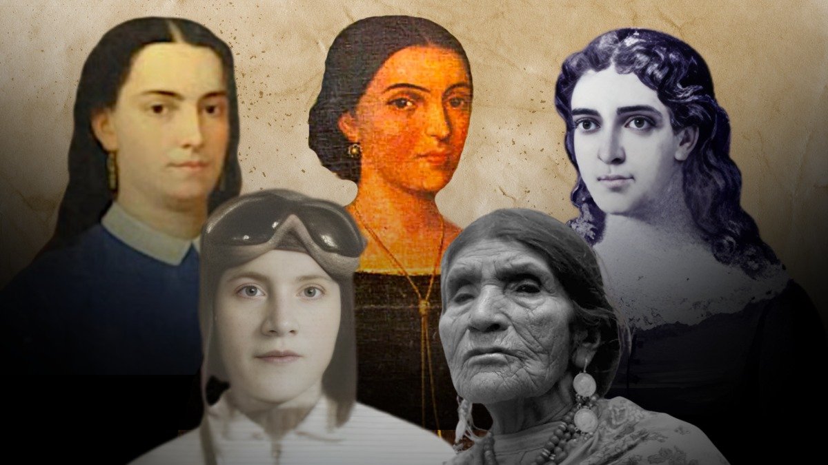 Retrato de mujeres pioneras que rompieron barreras en la historia de Ecuador.