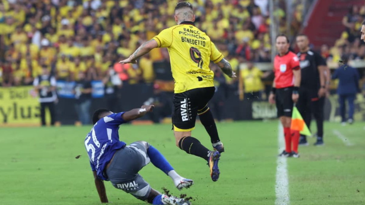 Darío Benedetto marcó el único gol del partido.
