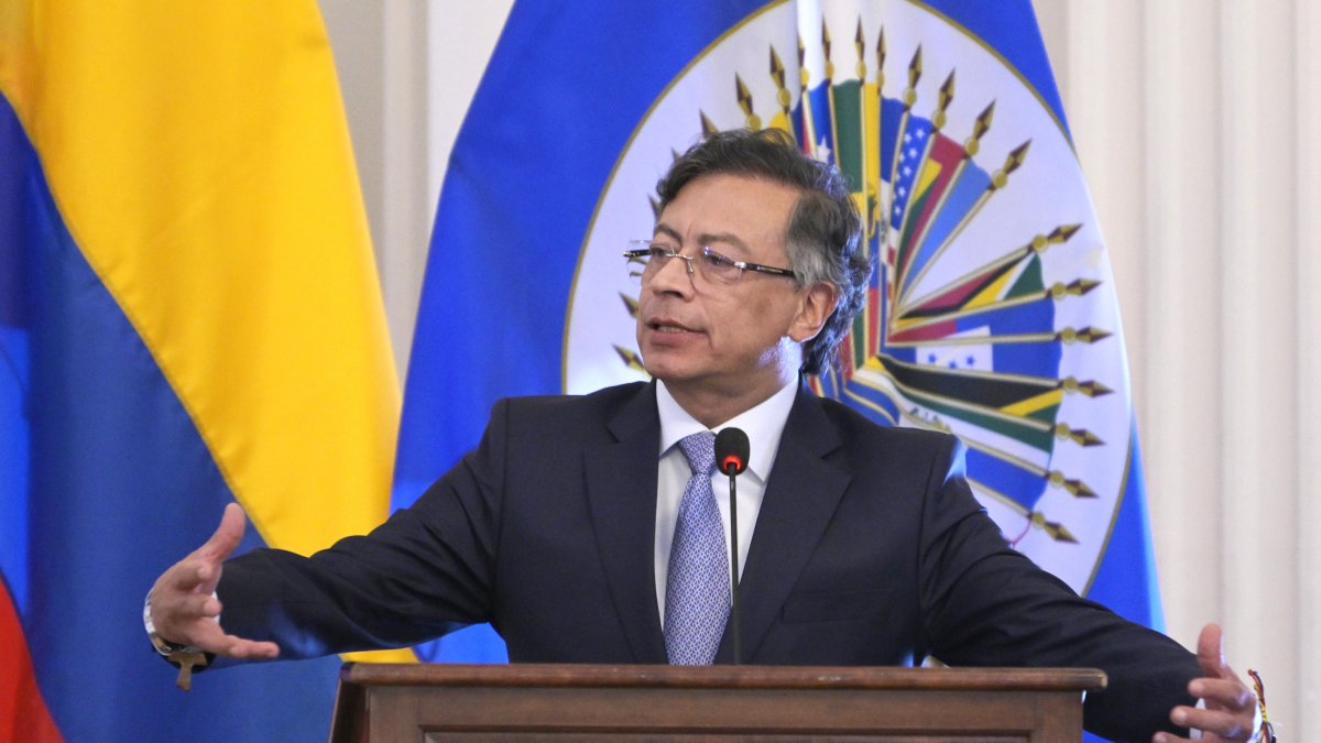 Fotografía de archivo del presidente de Colombia, Gustavo Petro.