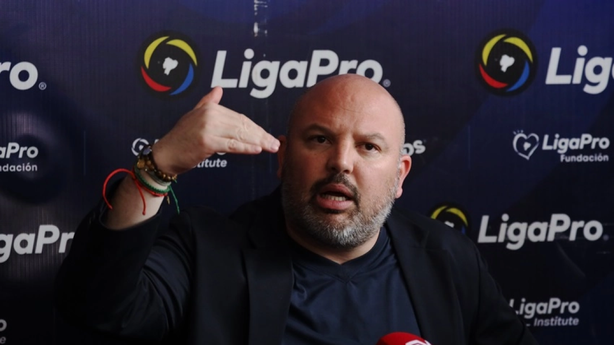 Miguel Ángel Loor, presidente de LigaPro, se refirió a la gestión de Francisco Egas en FEF