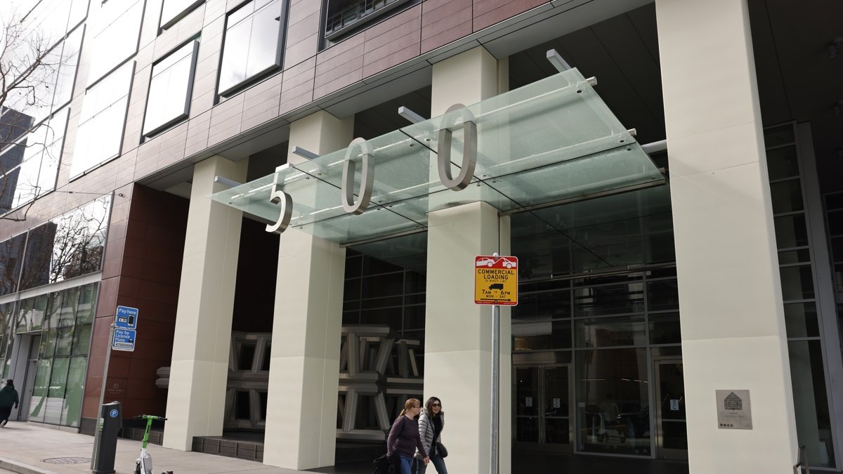 otografía del 25 de febrero de 2026 del exterior de la sede de la empresa Anthropic en San Francisco, California