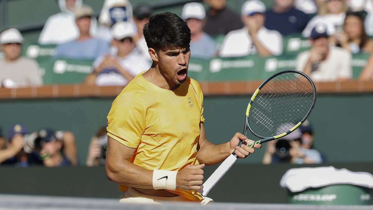 Carlos Alcaraz derrotó a Casper Ruud.