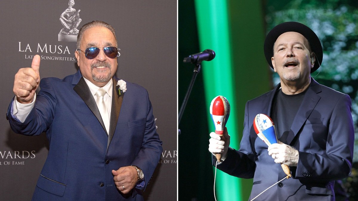 Combo de fotografías de archivo donde aparecen los músicos Willie Colón (i) y Rubén Blades.