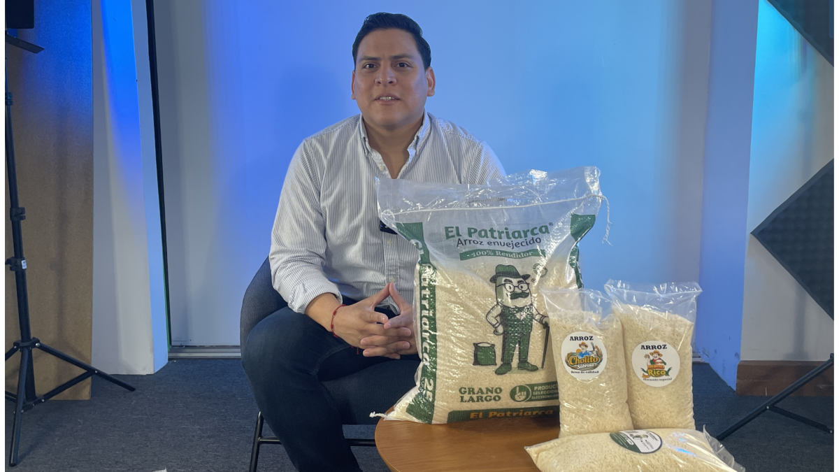 Luis Cueva, fundador de El Patriarca, presentó la historia del arroz premium nacido de una iniciativa familiar.