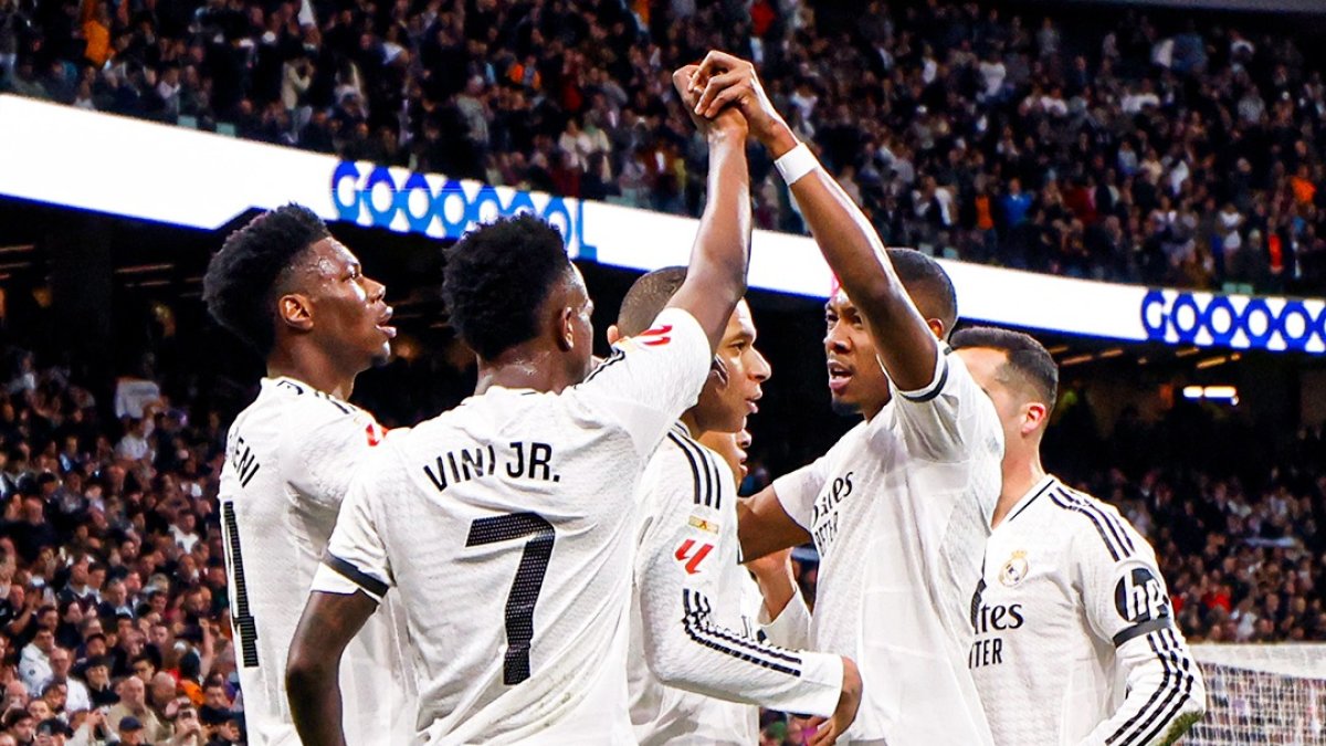 Vinicius anotó el segundo tanto de la victoria 2-1 ante el Benfica.