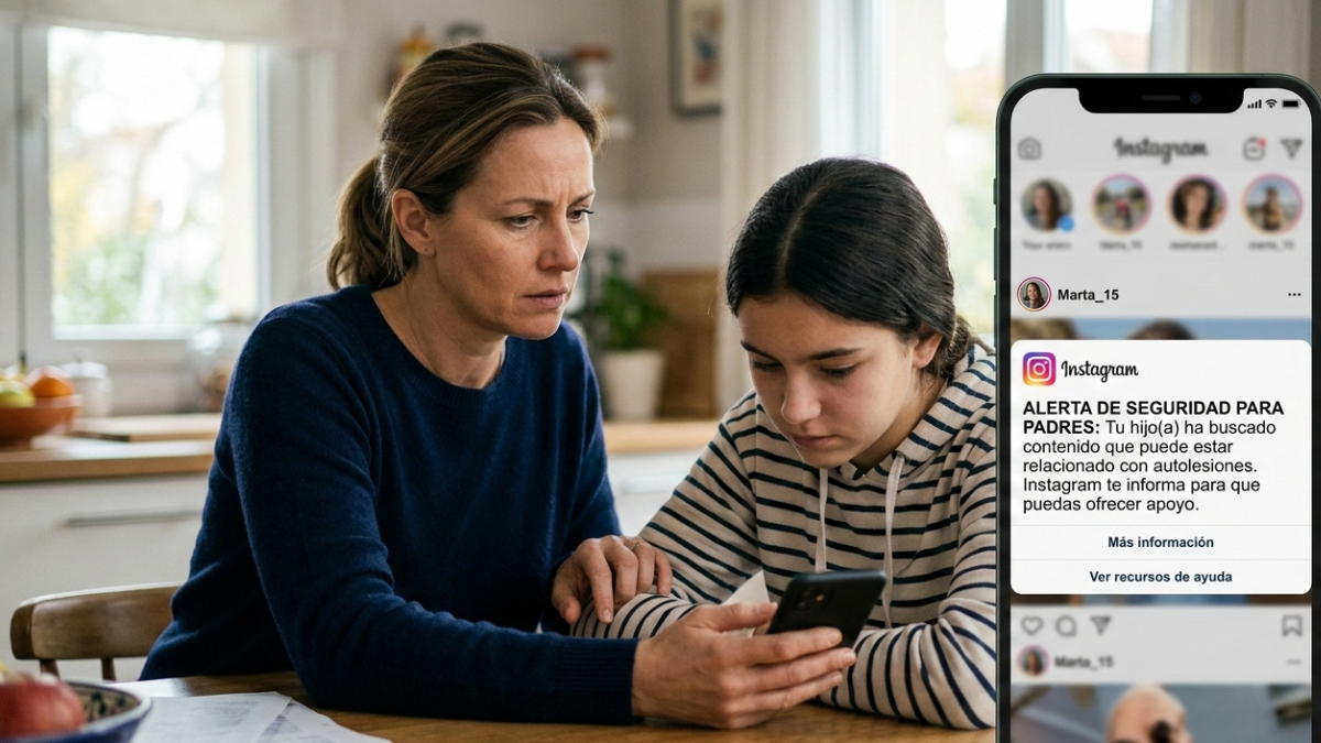 IMAGEN REFERENCIAL. Instagram enviará alertas a padres si detecta búsquedas de autolesión en menores.
