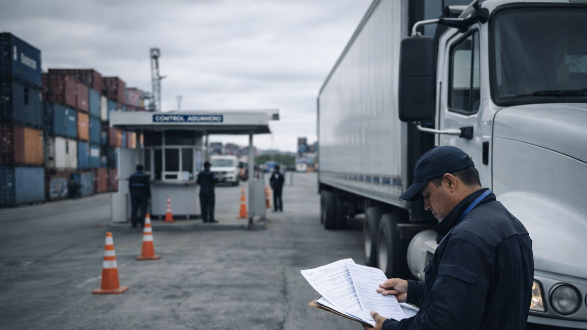 Imagen referencial, sobre el control aduanero.