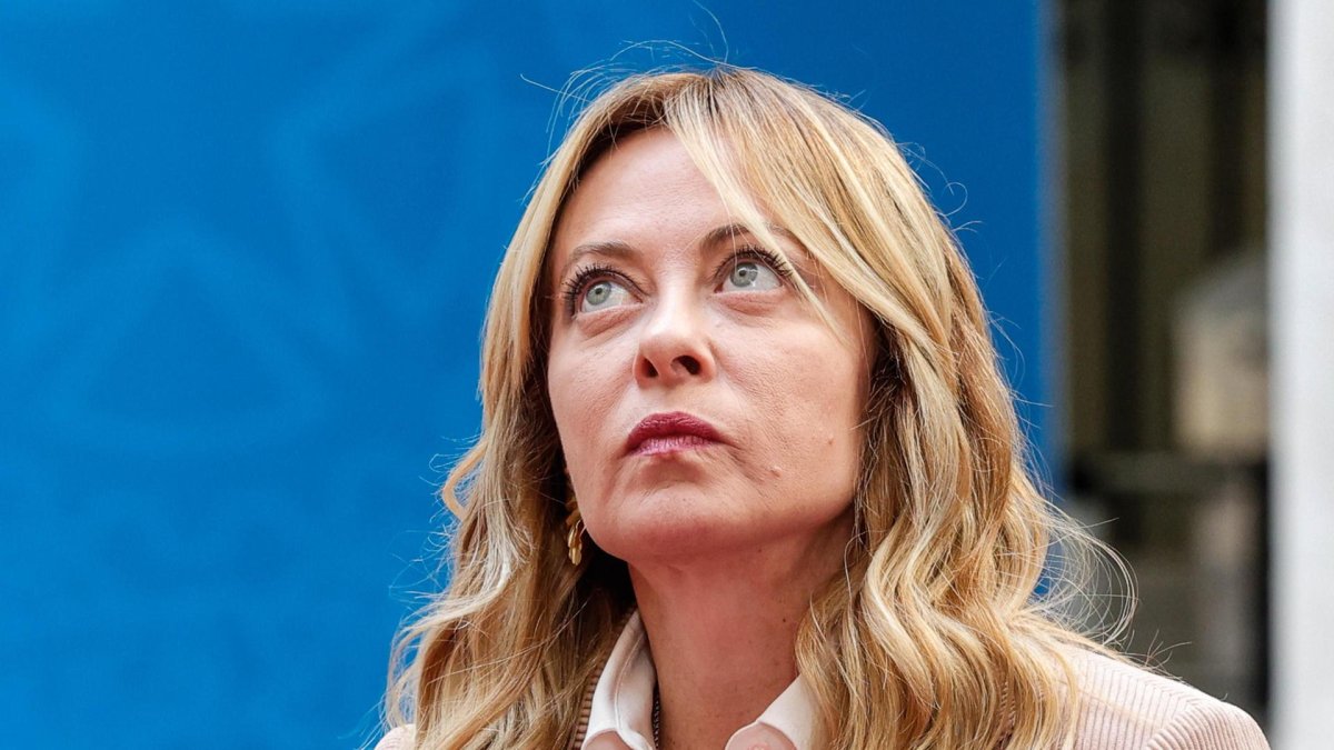 Imagen de la primera ministra de Italia, Giorgia Meloni.