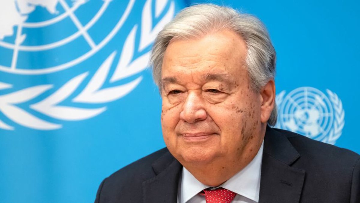Antonio Guterres, Secretario General de la ONU.