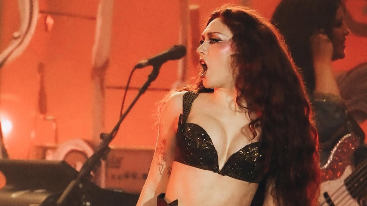 Chappell Roan durante su presentación en el Lollapalooza de Brasil.