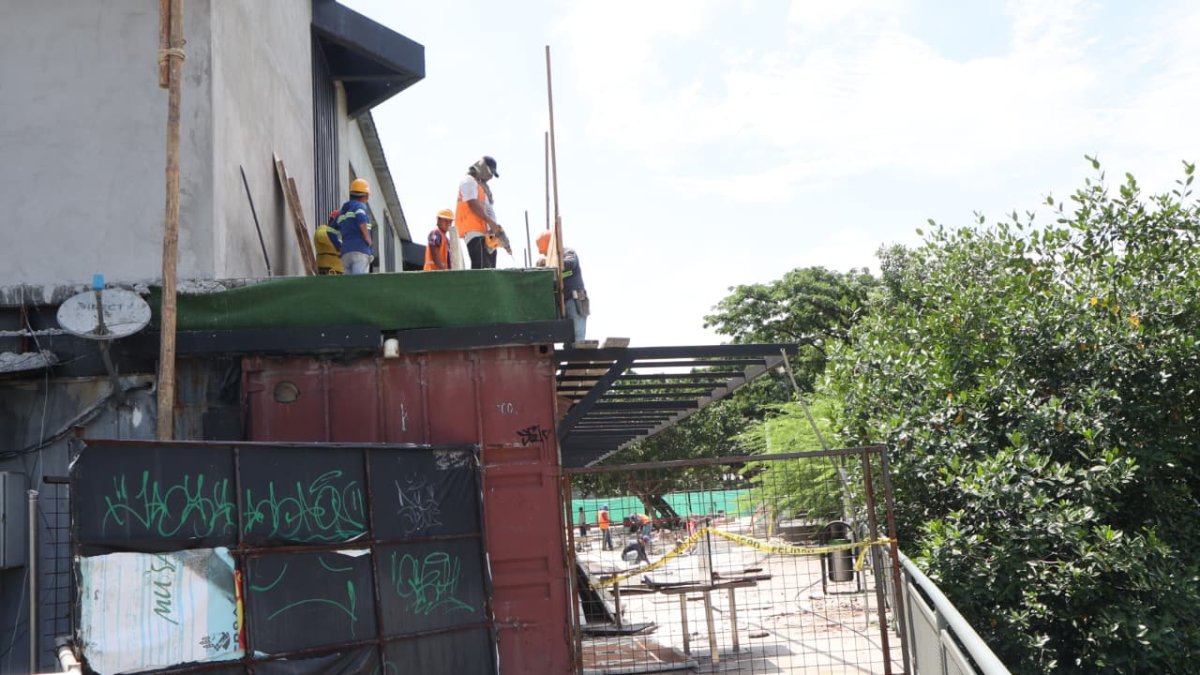 Trabajos. En el sitio se realizan labores previo a su reinauguración.