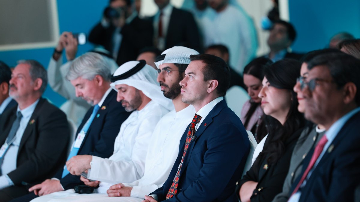 El 3 de febrero, el presidente Daniel Noboa participó en el foro El Nuevo Ecuador, en la Cumbre Mundial de Gobiernos en la ciudad de Dubái.
