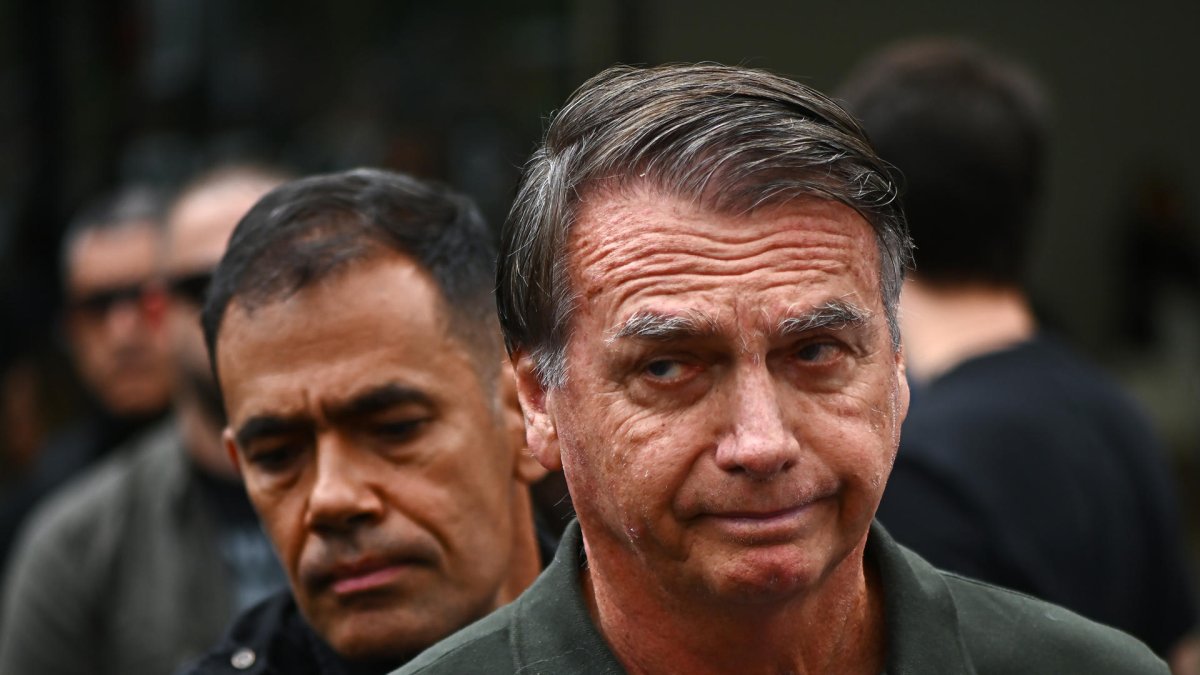 Fotografía del expresidente de Brasil Jair Bolsonaro.