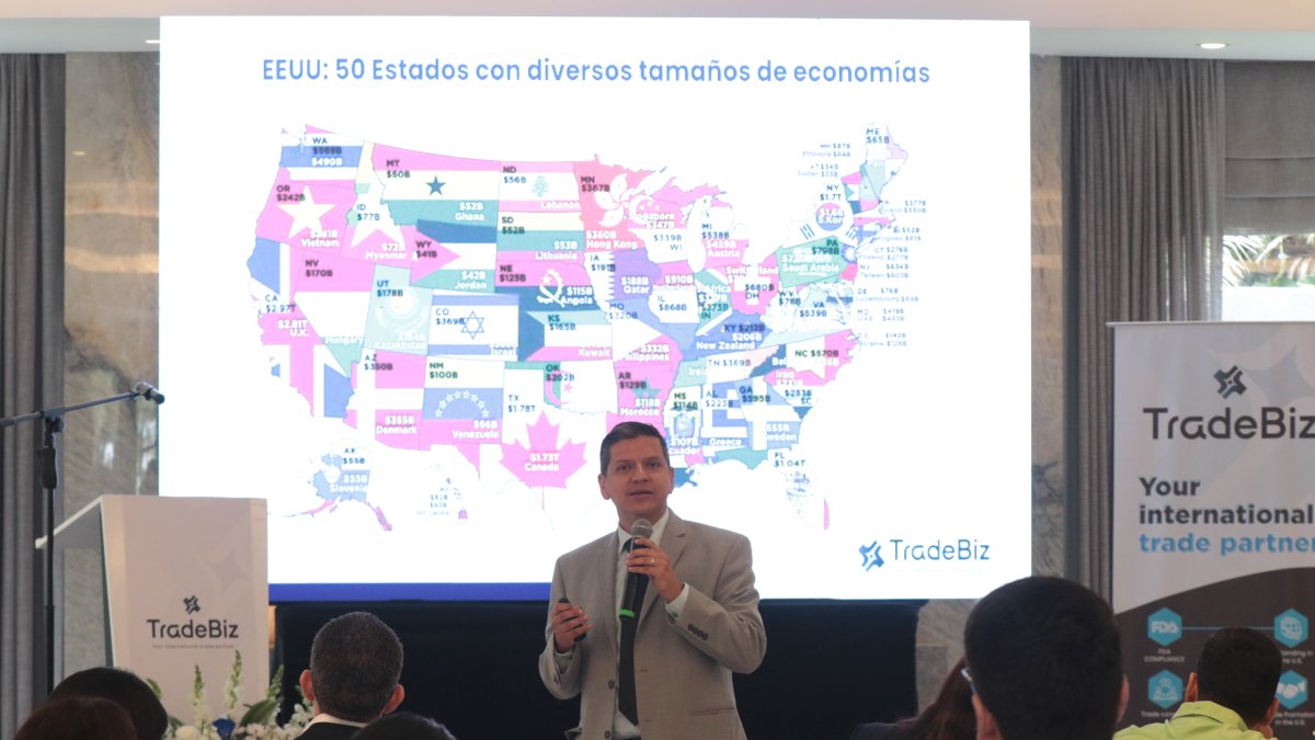 Manuel Echeverría, Ceo de TradeBiz, explica de las oportunidades de exportar a Estados Unidos.