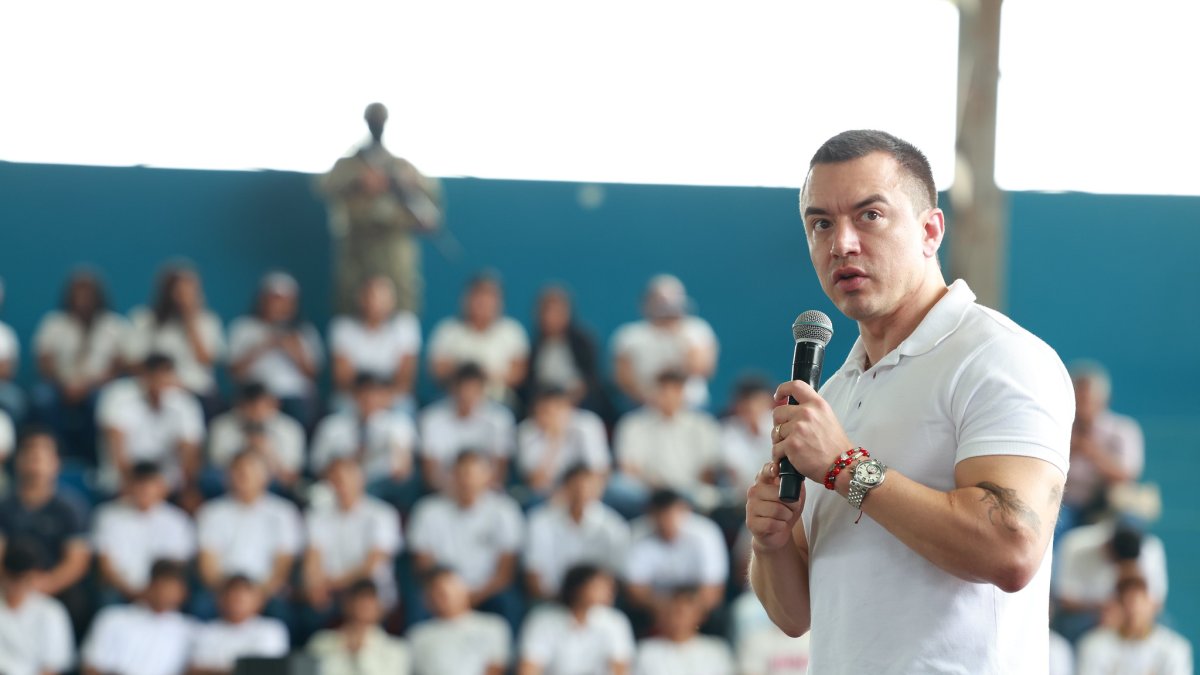 Daniel Noboa está en el poder en Ecuador desde noviembre de 2023.